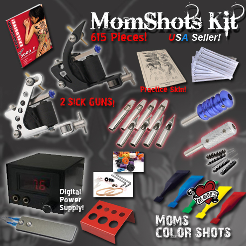 There are many professional tattoo kits sold at Getbetterlife.com.