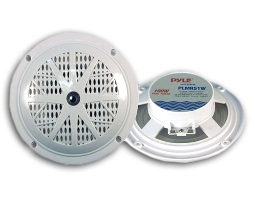New PYLE PLMR51W 5.25 Inch 100W Car Audio Speakers NR