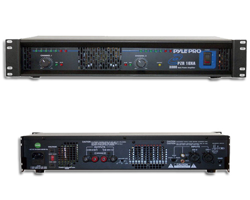 New PYLE PRO 3300W Rack Mount PA Amp Power Amplifier NR