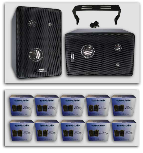 20 New Stereo Speakers 3-Way 400 Watt Audio Surround FS