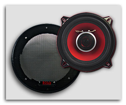 Pair Boss 5.25" 2 Way Car Speakers 200 Watt Coaxial NR