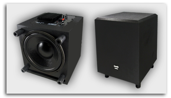 300 Watt New Home Audio Powered Subwoofer PRO Bass USA
