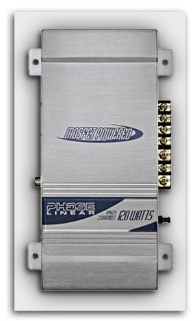 120 Watt Phase Linear 2 Channel Car Stereo Power Amp NR