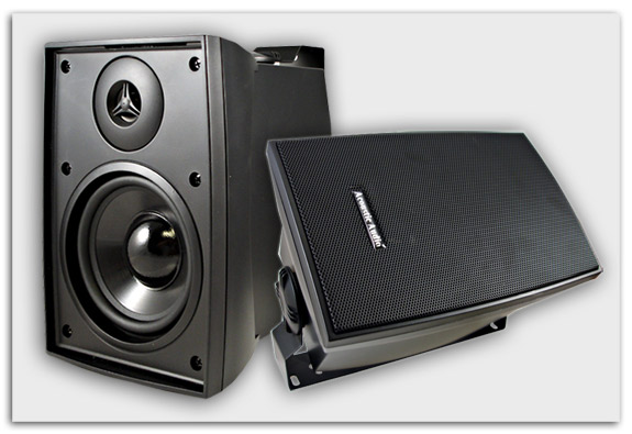 2 New Boat Marine Acoustic Audio 350 Watt Speakers NR