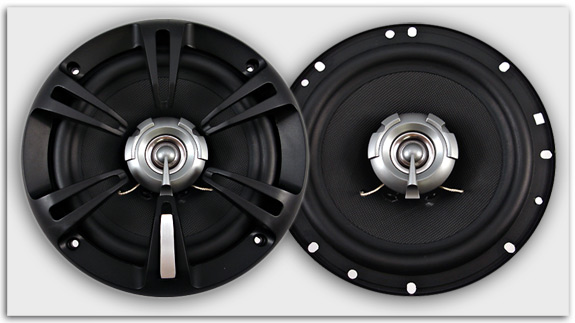 New Pair 6 ½” 2 Way Speaker W/ Butyl Rubber Surround