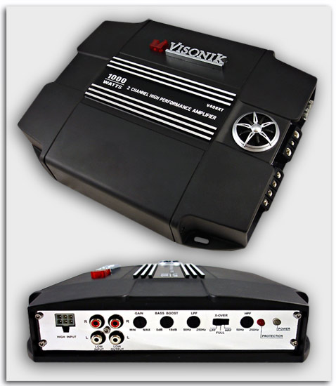 New Visonik V408XT 1000 Watt RMS 2 Channel Amplifier NR