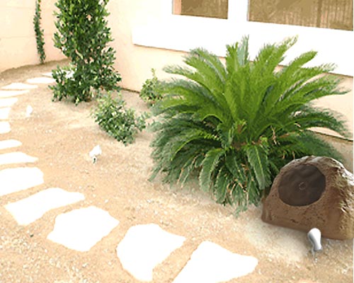 New Rock Landscape Speaker Outdoor Marine Boat Pool Spa