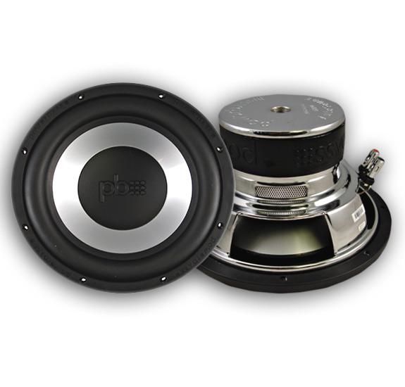 New PowerBase 600W 10 Inch Dual Voice Coil Car Sub NR