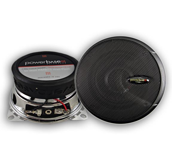 New 150W Pair Power Bass Four Inch Stereo Speakers NR