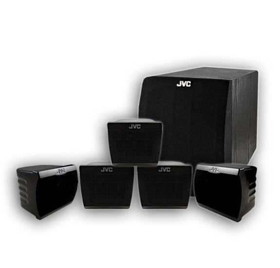 New JVC 5.1 Home Theater Surround Sound Speaker System