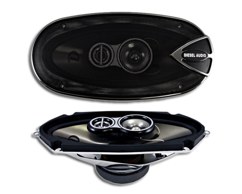 New Pair 600 Watt 4 x 10 Inch 3-Way Car Audio Speakers