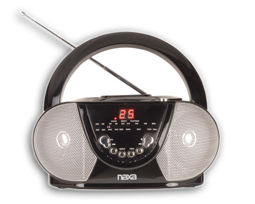 New Portable CD Player Boombox w/AM FM Stereo Radio NR