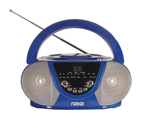 New Portable CD Player Boombox w/AM FM Stereo Radio NR