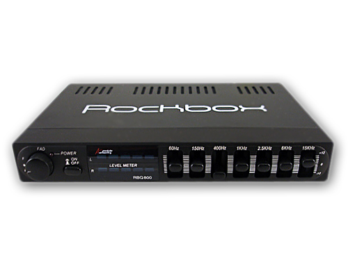 New Rockbox RBQ800 7 Band Graphic Pre-Amp Equalizer NR