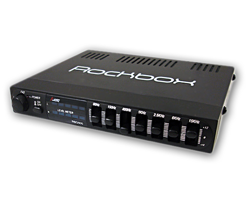New Rockbox 7 Band Graphic Pre-Amp Car Stereo EQ NIB NR