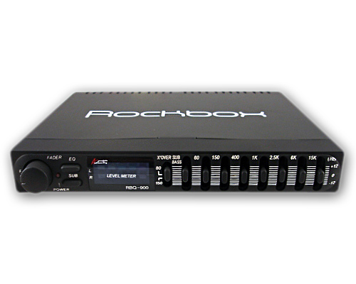 New Rockbox RBQ900 7 Band Car Equalizer w/Sub Output NR