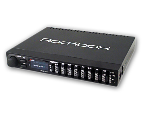New Rockbox 7 Band 2 Channel Pre-Amp EQ w/Sub Out FS NR