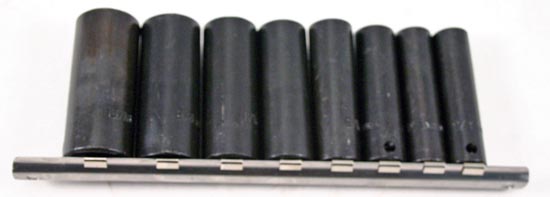 9PC (SAE) 3/8" Dr. Deep Impact Socket Set Hand Tools