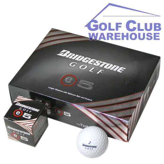 Bridgestone Golf Balls e5 White 3 Dozen 36 Balls New on sportingdirectory.com.au
