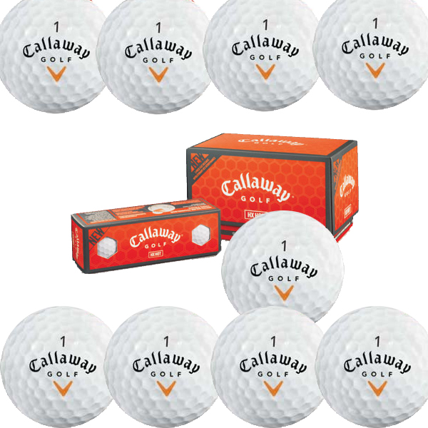 Callaway Golf Balls HX Hot One 1 Dozen White Brand New