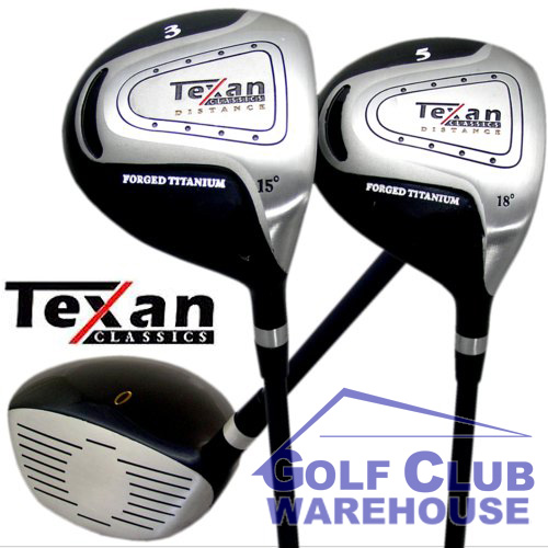 Texan Golf x2 Fairway Wood Set 35 15�18� Senior New