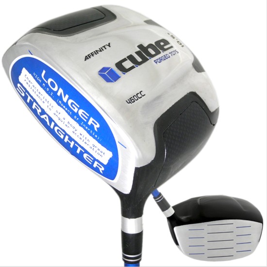 Affinity Golf Square Driver Cube 105° 460cc Aldila Left LH New