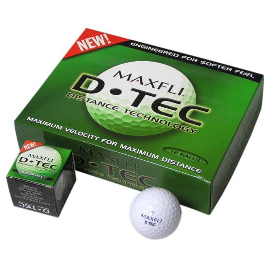 Maxfli Golf Balls d tec softer feel 1 Doz 12 Balls New on sportingdirectory.com.au