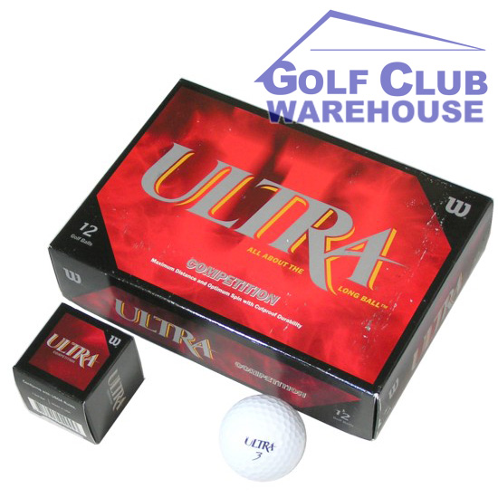Wilson Golf Balls Ultra Competition Spin White 3 Dozen 36 Balls New