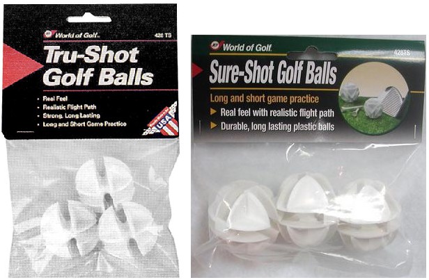 Jef World of Golf TruSure Shot Practice Balls New