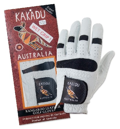 Kakadu Golf Gloves Kangaroo Leather White Small RH New