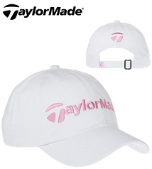 Taylor Made Golf Cap R7 100 cotton WhitePink Hat