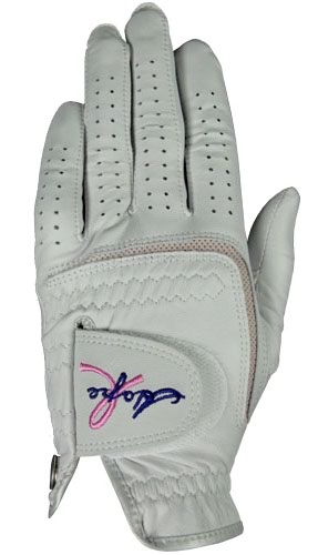 Wilson Golf Glove Hope Ladies LH WhitePink Large New