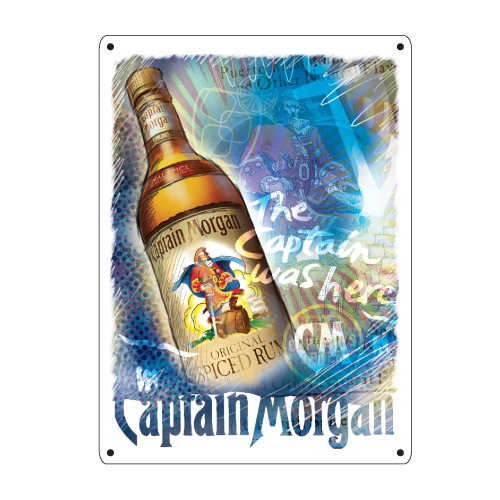 Captain Morgan Metal Sign