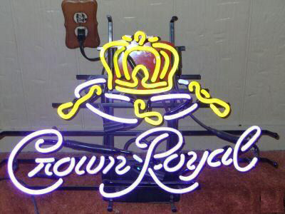 Crown Royal Wall Bar Beer Neon Signs 