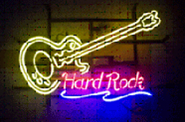 Hard Rock Wall Bar Beer Neon Signs