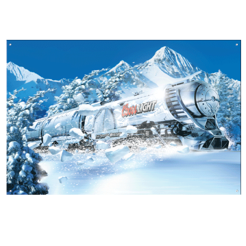 Coors Light Metal Sign