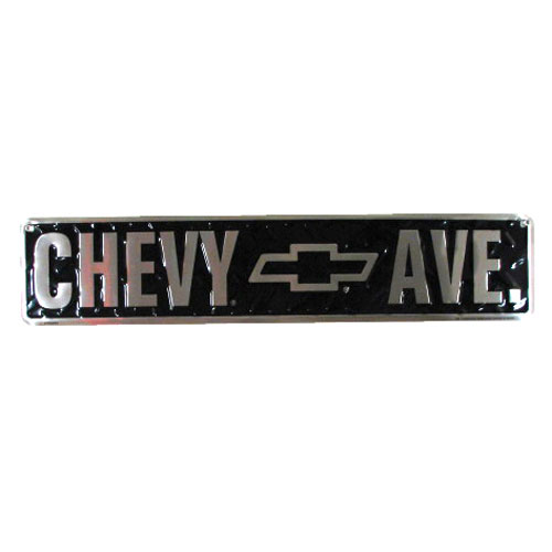 chevy metal sign