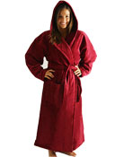Terry Cotton Hooded Robe
