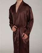 Men's Silk Bath Robe