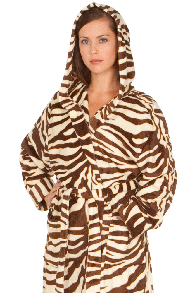 hooded plush wrap animal