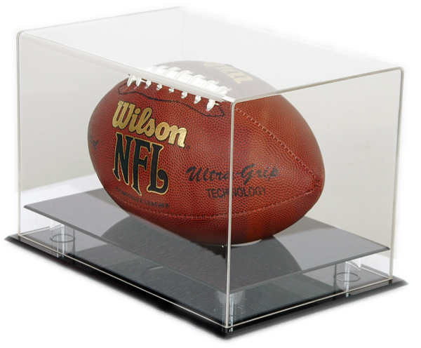 DELUXE FOOTBALL DISPLAY FULL SIZE NFL NCAA CASE BOX NEW
