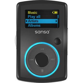 Sandisk Sansa Clip 4gb Usb 2.0 Mp3 Radio Player Black