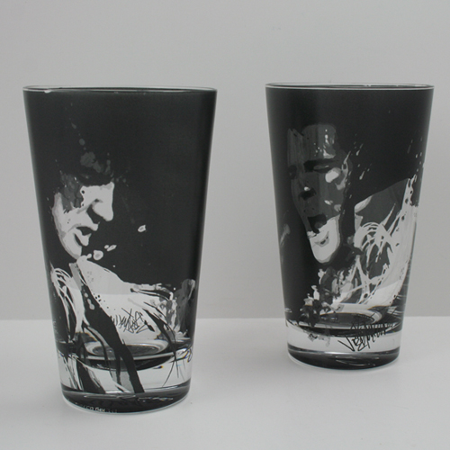 Elvis Pint Glass