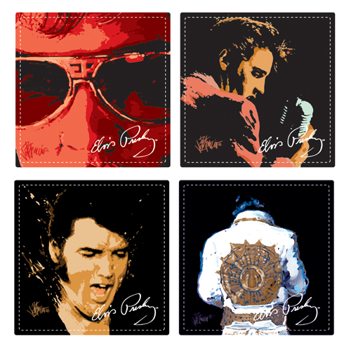 Elvis Coasters