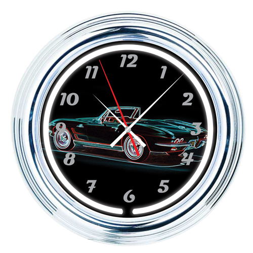 Corvette Neon Clock