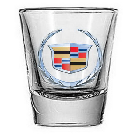 Cadillac Logo Auto Shot Glass Shotglass Shooter