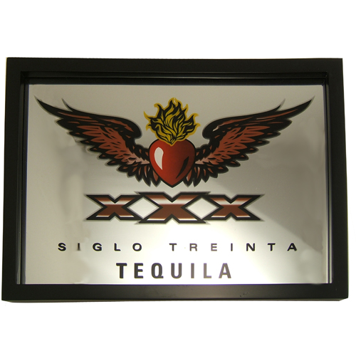 XXX Tequila  Bar Mirror
