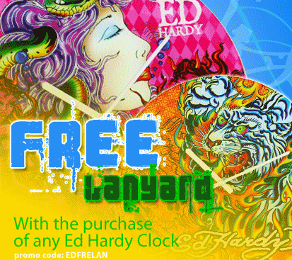 Ed Hardy Clocks