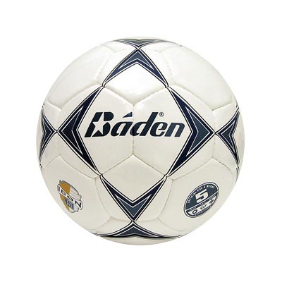 Baden SX450 NFHS Size 5 Soccer Ball BlackBlue on White