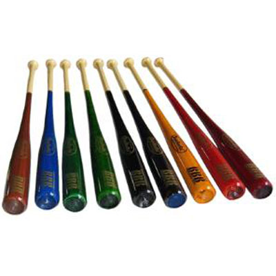 BamBooBat Colored Bamboo Wood Fungo Bat NaturalKelly Green 37